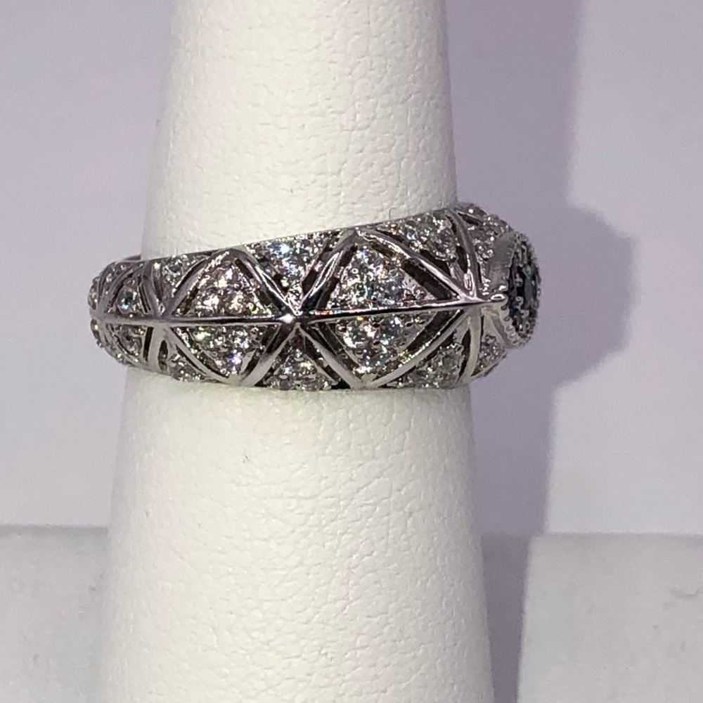 Sapphire Evil Eye Ring - Picture 4 of 11